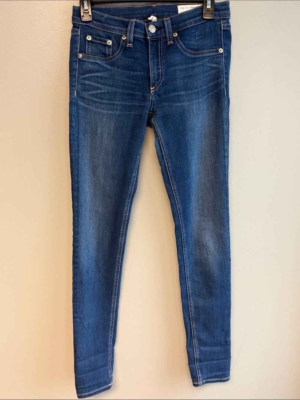 rag & bone /JEAN Women's Skinny Jeans Size 27 Dark Wash - Picture 1 of 6